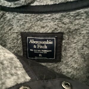 Abercrombie & Fitch Black Quilted Jacket